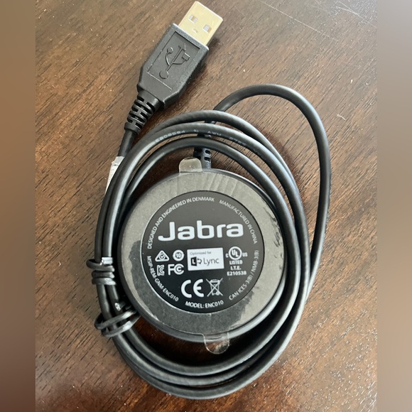 Jabra ENC010 Connector AUX to USB Adapter Volume Buttons Control - Picture 2 of 2